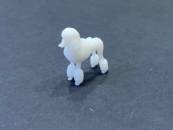 1 48 Scale Poodle Dog Kit Dollhouse Miniature G Scale Gauge 3D Printed Shopminidecorandmore Diorama Model Train Half Scale Etsy Canada