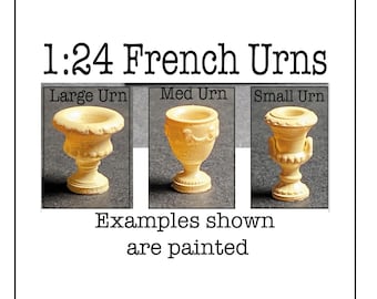 Kits de urnas francesas a escala 1:24... 3 opciones de tamaño * Miniatura de casa de muñecas * Calibre G * Impreso en 3D * ShopMiniDecorandMore * Diorama * Tren modelo * Medio