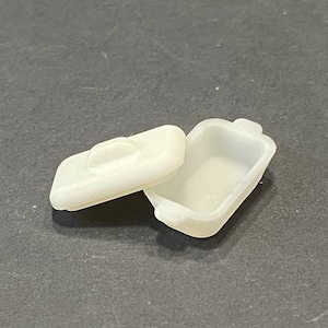 1:24 Scale Casserole Dish  Rectangle w/Lid Kit * Dollhouse Miniature * G Gauge * 3D Printed * Diorama * Model Train * Half Scale
