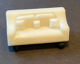 1:144 Scale loveseat  Kit * Dollhouse Miniature * N Scale / Gauge * 3D Printed * ShopMiniDecorandMore * Diorama * Model Train * Micro