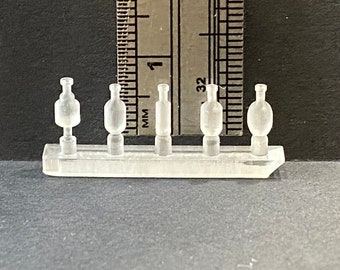 1:24 Scale Perfume Bottles Kit * Dollhouse Miniature * G Scale / Gauge * 3D Printed * ShopMiniDecorandMore * Diorama * Model Train
