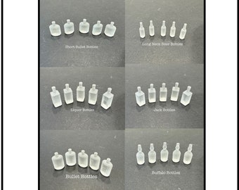 1:12 Scale Bottles - Liquor, Whiskey, Jack, Beer, Azul Kits * Dollhouse Miniature 3D Printed * ShopMiniDecorandMore Diorama Model Train