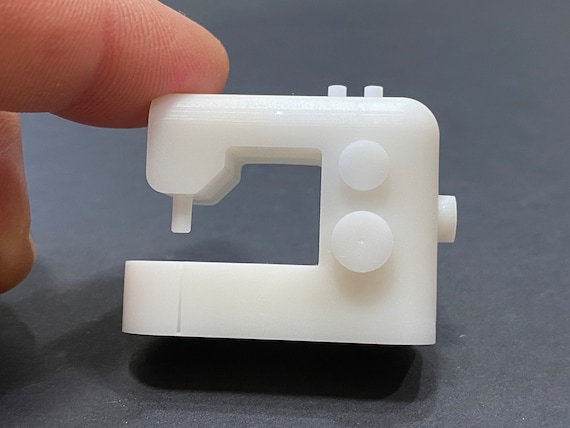1:12 Scale Sewing Machine Kit Dollhouse Miniature 3D Printed  Shopminidecorandmore Diorama Model Train 