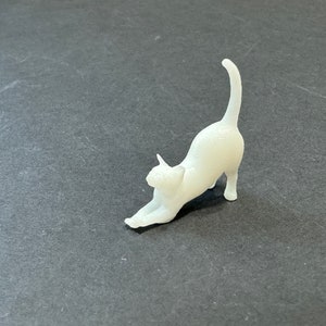 1:48 Scale Cat Stretching Kit * Dollhouse Miniature * O Gauge * 3D Printed * ShopMiniDecorandMore * Diorama * Model Train