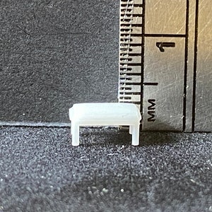 1:144 Scale Coffee Table  Kit * Dollhouse Miniature * N Scale / Gauge * 3D Printed * ShopMiniDecorandMore * Diorama * Model Train * Micro