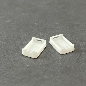 1:87 Maßstab Tabletts (2) im Kit * Puppenhaus Miniatur * HO Normalspur * 3D gedruckt * ShopMiniDecorandMehr * Diorama * Modellzug