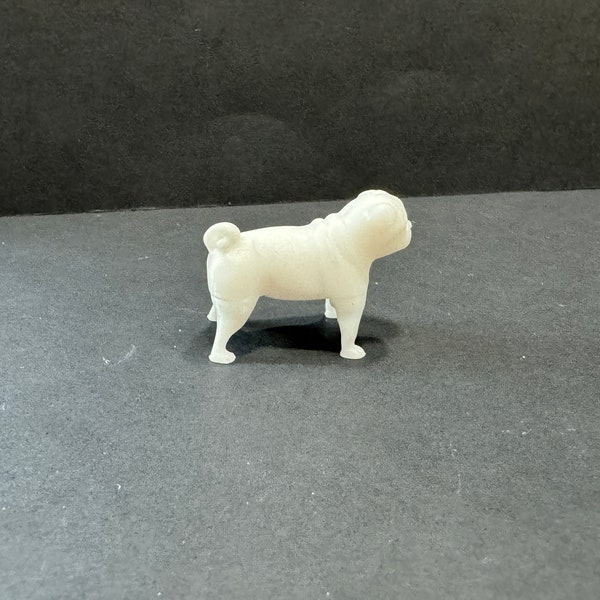 1:12 Scale Pug Dog Kit * Dollhouse Miniature * 3D Printed * ShopMiniDecorandMore * Diorama * Model Train