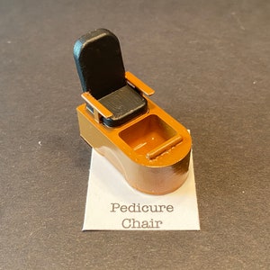 1:48 Scale Pedicure Chair Kit * Dollhouse Miniature * O Scale / Gauge * 3D Printed * ShopMiniDecorandMore * Diorama * Model Train