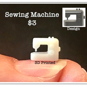 1:48 Scale sewing machine Kit * Dollhouse Miniature * O Scale / Gauge * 3D Printed  * ShopMiniDecorandMore * Diorama * Model Train