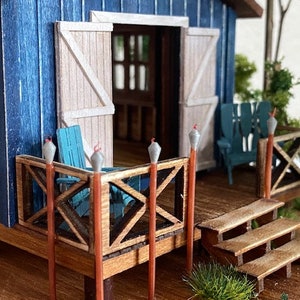 1:48 Scale Tiki Torches Kit * Dollhouse Miniature * O Scale / Gauge * ShopMiniDecorandMore Diorama * Model Train