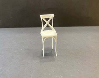 1:12 Scale X Back Counter Height Stools (1) Kit *Dollhouse Miniature * 3D Printed * ShopMiniDecorandMore * Diorama * Model Train