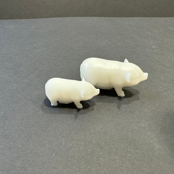 1:24 Scale Piglets (2) Kit * Dollhouse Miniature * G Gauge * 3D Printed * ShopMiniDecorandMore * Diorama * Model Train * Half Scale