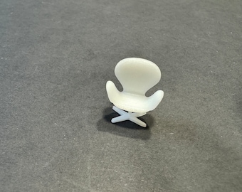 Kit de chaise aviateur à l'échelle 1:48 * Miniature pour maison de poupée * Échelle / Jauge O * Imprimé en 3D * ShopMiniDecorandMore * Diorama * Train miniature