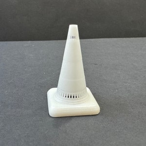 1:24 Scale Construction Cone Kit * Dollhouse Miniature * G Gauge * 3D Printed * ShopMiniDecorandMore * Diorama * Model Train * Half Scale