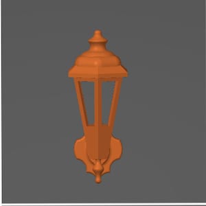 1:24 Scale Traditional Exterior Lights (2) Non Working Kit * Dollhouse Miniature * G Scale/ Gauge 3D Printed ShopMiniDecorandMore Half Scale