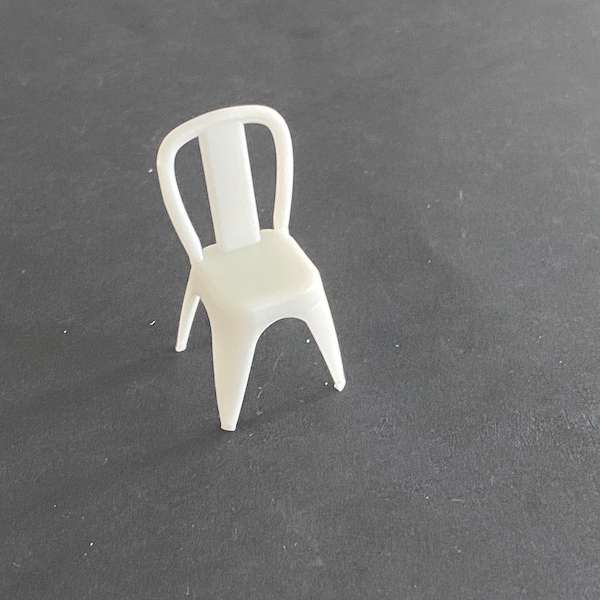 1:48 Scale "Metal" Chair Kit * Dollhouse Miniature * O Scale / Gauge * 3D Printed * ShopMiniDecorandMore * Diorama * Model Train