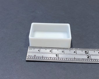 1:24 Scale Farmhouse Sink  - Single Basin Kit * Dollhouse Miniature * G Gauge * 3D Printed * ShopMiniDecorandMore * Diorama*Model Train*Half