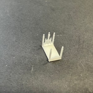 1:144 Scale Princess Bed 2 Kit * Dollhouse Miniature * N Gauge * 3D Printed * ShopMiniDecorandMore * Diorama * Model Train * Micro