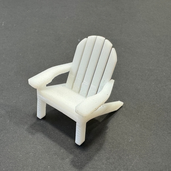 3d Printed Chair Model Etsy