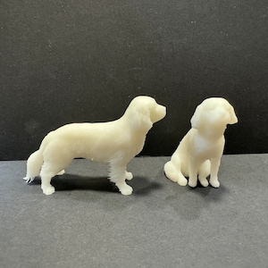 Zestaw do samodzielnego złożenia Cavalier Spaniel King Charles Spaniel w skali 1:12 * Miniatura domku dla lalek * Druk 3D * ShopMiniDecorandMore * Diorama * Model pociągu