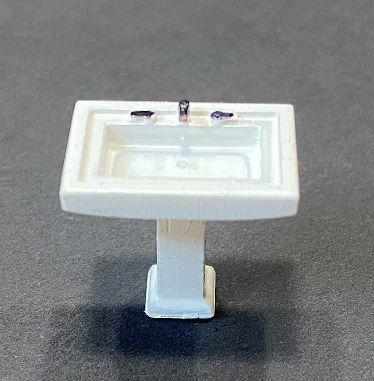 LHCER 1/24 Dollhouse Miniature Bathroom Set Simulation Ceramic