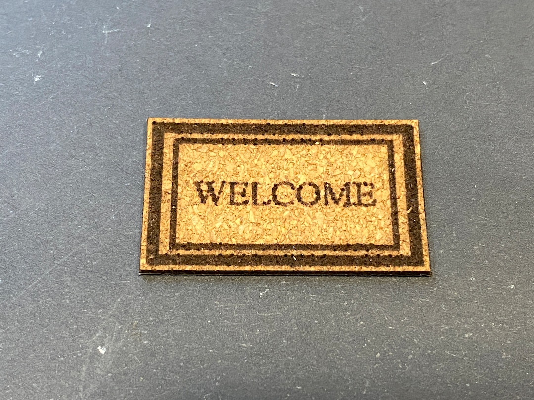 124 Scale Mat Dollhouse Miniature G Scale / Gauge Laser Cut