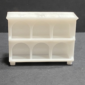 1:144 Scale Arched Cubby Cabinet Kit * Dollhouse Miniature * N Gauge * 3D Printed * ShopMiniDecorandMore * Diorama * Model Train * Micro