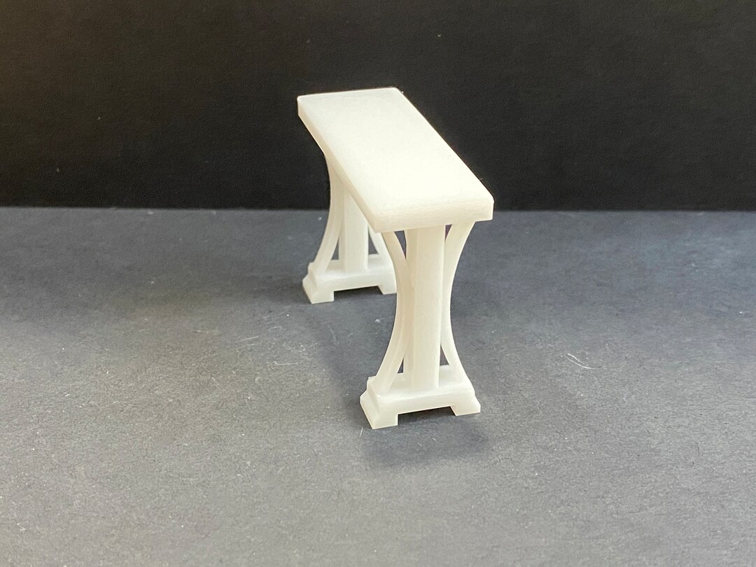 1144 Scale Console Table Kit Dollhouse Miniature N Gauge 3D Printed