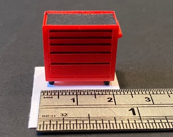 1:48 Scale Tool Bench on wheels KIT * Dollhouse Miniature * O Scale / Gauge * 3D Printed * ShopMiniDecorandMore Diorama * Model Train