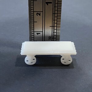 Laser Cut Model 0-Bench-03 Serpent Platform Bench - York Model Rail