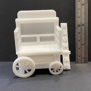 Maßstab 1:24 Blumenständer Wagen Bausatz * Puppenhaus-Miniatur * Spur G * 3D gedruckt * ShopMiniDecoundMehr Diorama Modelleisenbahn Halbe Größe