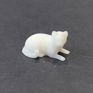 1:24 Scale Cat Lying Down Kit * Dollhouse Miniature * G Gauge * 3D Printed * ShopMiniDecorandMore * Diorama * Model Train * Half Scale