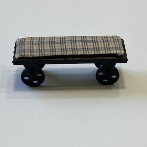 1:144 Scale Bench with Wheels Kit * Dollhouse Miniature * N Scale / Gauge * 3D Printed * ShopMiniDecorandMore * Diorama * Model Train Micro