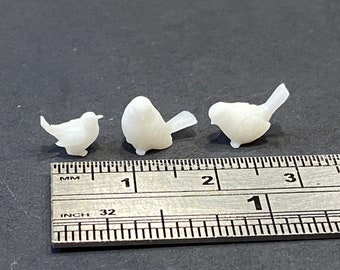 1:24 Scale Birds (3) Kit * Dollhouse Miniature * O Scale / Gauge * 3D Printed * ShopMiniDecorandMore * Diorama * Model Train