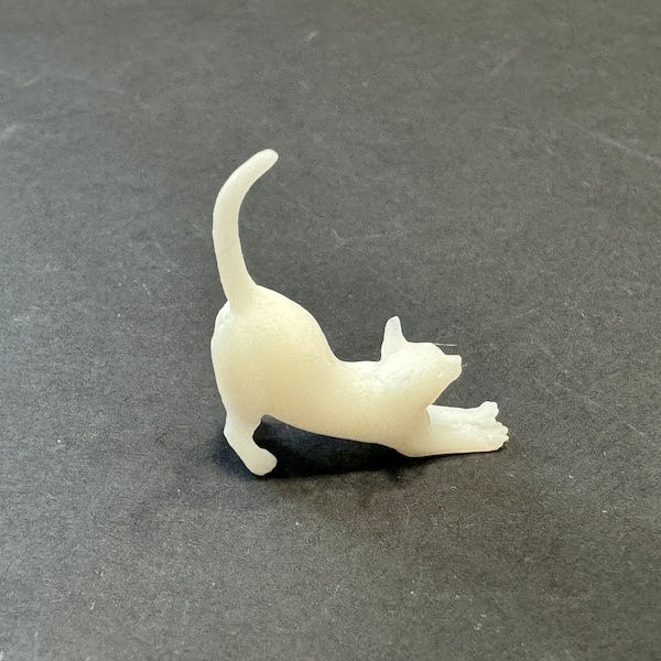 1:24 Scale Cat Stretching Kit * Dollhouse Miniature * G Scale / Gauge * 3D Printed * ShopMiniDecorandMore * Diorama * Model Train Half Scale