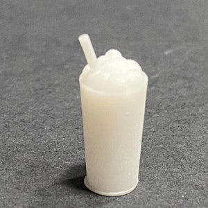 1:48 Milchshake-Bausatz (3 Stück enthalten) * Puppenhaus-Miniatur * Spur O * 3D gedruckt * ShopMiniDecorandMehr * Diorama * Modellzug