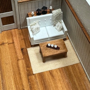 Soffbordsbyggsats i skala 1:87 * Dockhusminiatyr * HO standardmätare * 3D-utskriven * ShopMiniDecorandMore * Diorama * Modelltåg