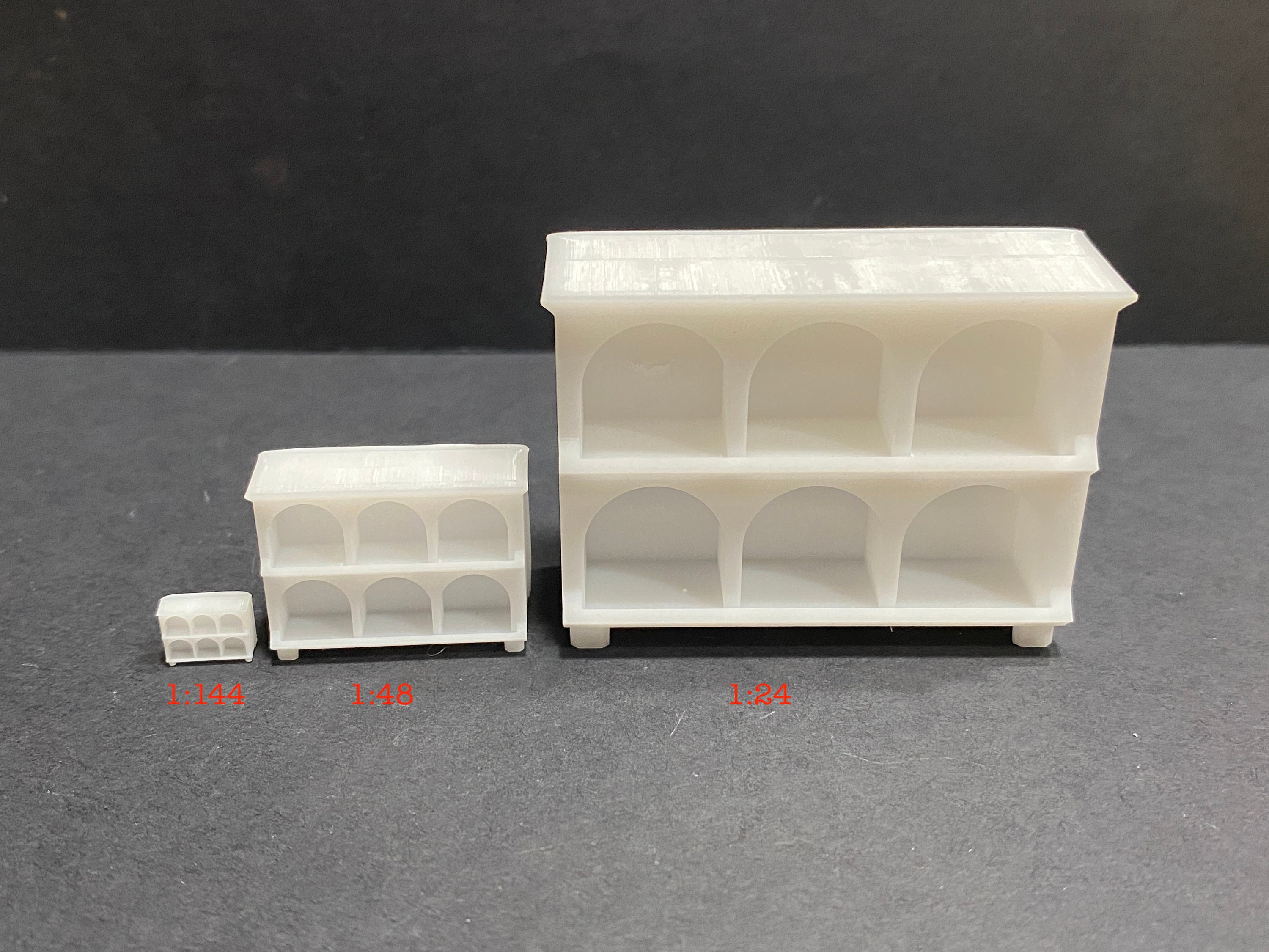 1:24 Scale Arched Cubby Cabinet Kit * Dollhouse Miniature * G Gauge ...