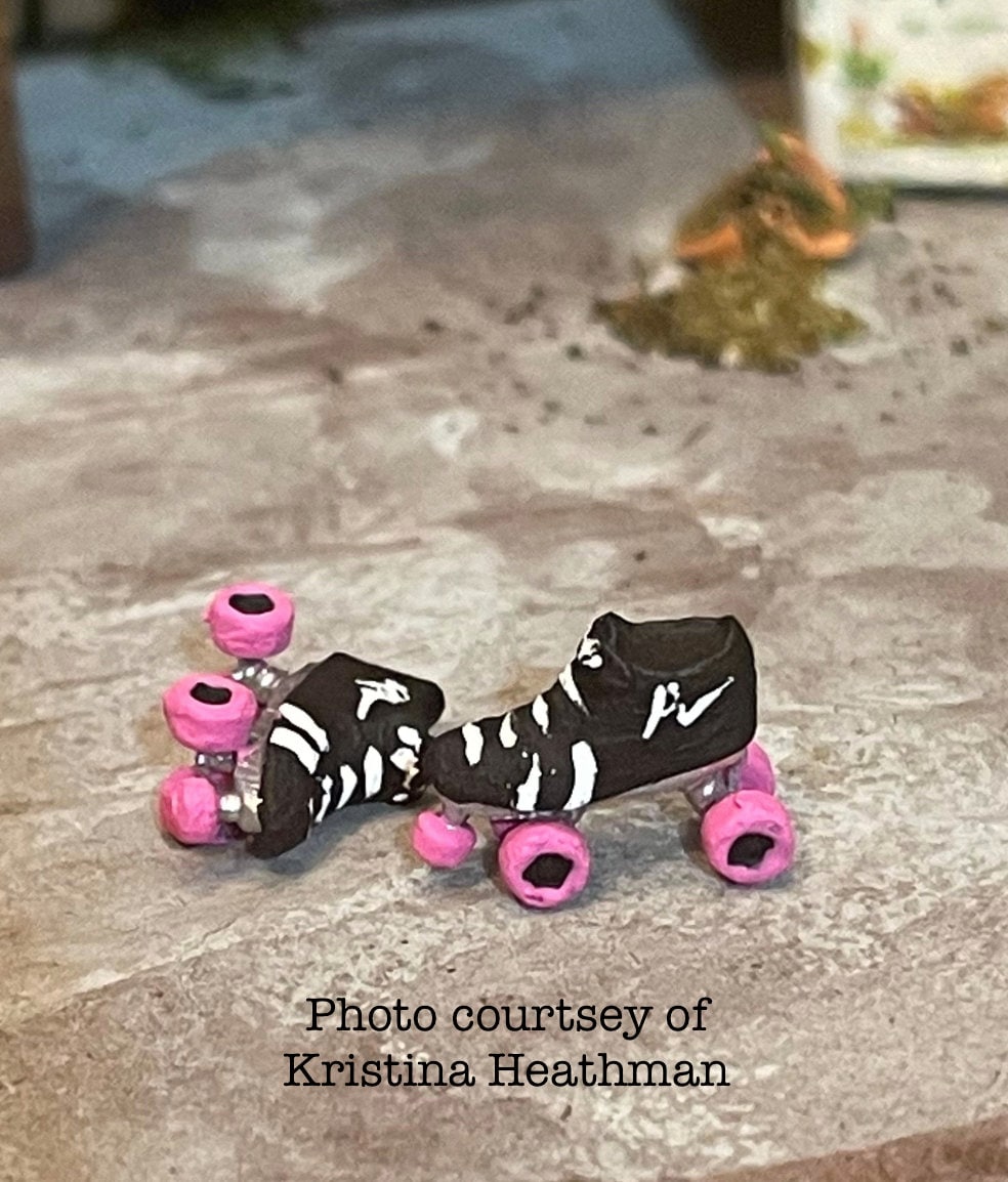 1:24 Scale Roller Skates Kit * Dollhouse Miniature * G Gauge * 3D ...