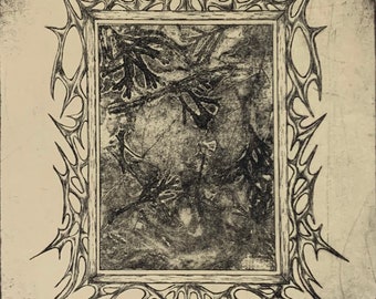 Etching Print Art - Frame 12x8