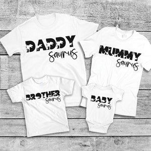 Matching Family Dinosaur T-Shirts: Australian Cotton Outfits