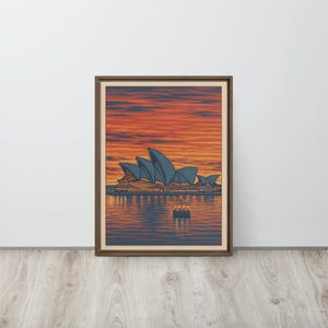 Sydney Opera House Framed canvas