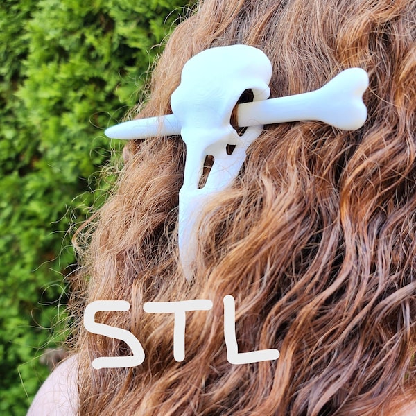 STL Crow Hair Accessory FILES ONLY to 3D print it yourself