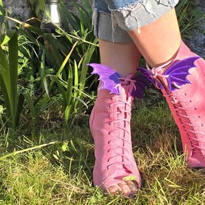 Bat Wing Shoe Lace Accessories Gothic