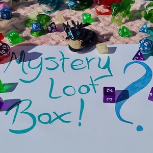 Mystery D&D Loot Box (Dice Guardian, Dice Set, Dragon Egg)