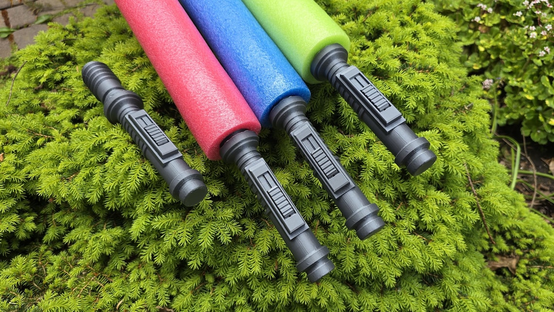 STL Pool Noodle Saber Handle – STL Files for 3D Printing Your Own Epic ...