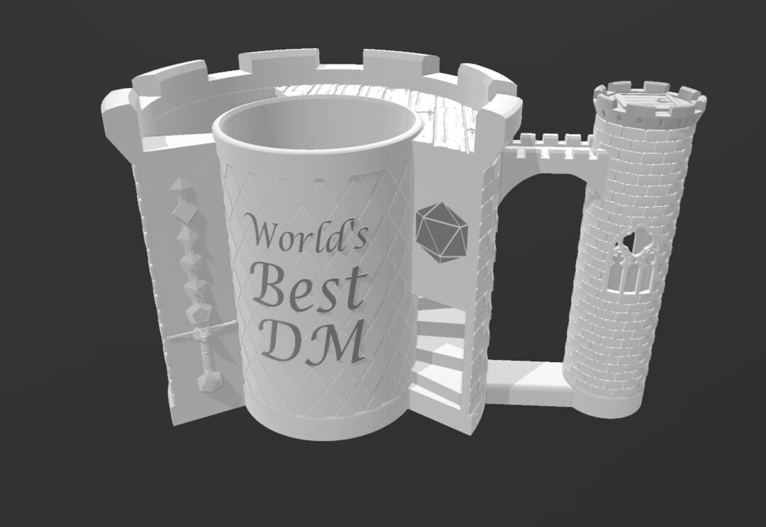 DM Support-free STL for World's BEST and Okayest Dungeon Master Can ...