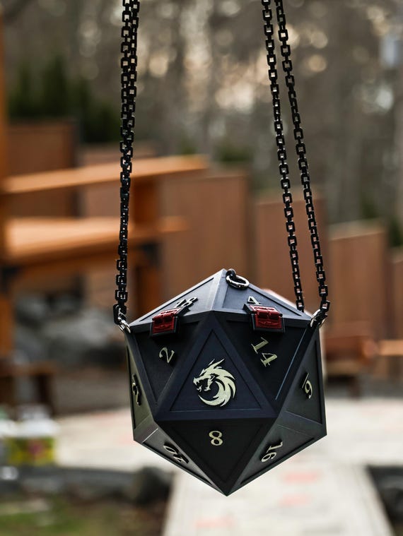 D20 Handbag/Purse - DnD Nerdy Fashion Accessory - Dice Goblin Gift