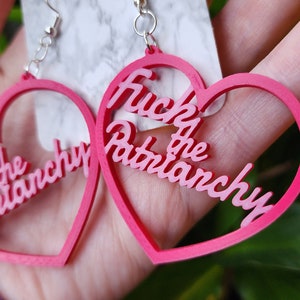 F El Patriarcado Pendientes Rosa