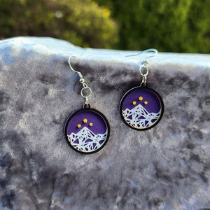 Velaris Night Court Earrings and Necklace - ACOTAR Star Mountain